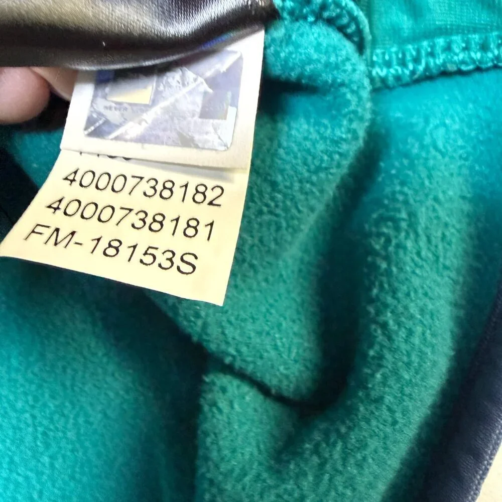 The North Face Glacier Alpine Fleece‎ Jacket Men’s Medium Green/Blue EUC